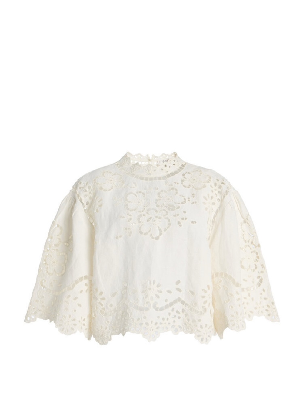 Sea NYC Eyelet linen top - Picture 2 of 6